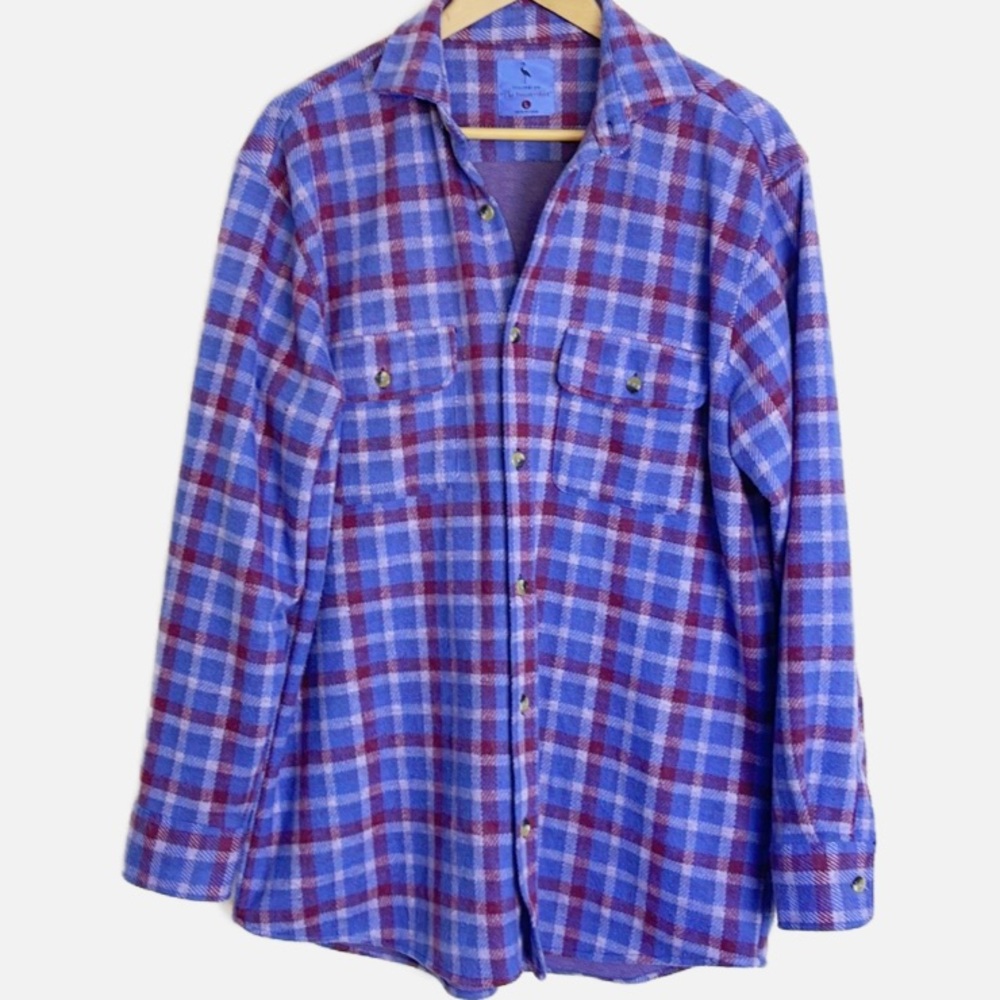 Tailorbyrd plaid sweater shirt L